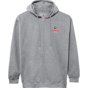 Grace Lancers Full Zip Jacket, Gray