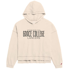 Load image into Gallery viewer, Ladies Grace College Lancers Est. 1948 Waffle Knit Hood, Cream