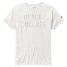 Load image into Gallery viewer, Grace College Embossed Tee, Cream