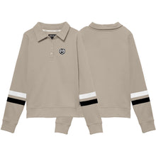 Load image into Gallery viewer, Grace College Women's Fleece Polo, Tan