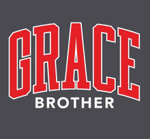 Load image into Gallery viewer, Name Drop, Grace Brother Tee, Charcoal