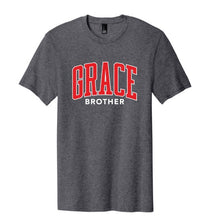 Load image into Gallery viewer, Name Drop, Grace Brother Tee, Charcoal
