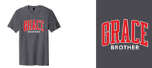 Load image into Gallery viewer, Name Drop, Grace Brother Tee, Charcoal