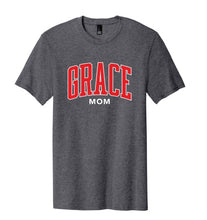 Load image into Gallery viewer, Name Drop, Grace Mom Tee, Charcoal
