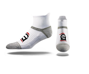 Grace Lancer 1/4 Socks, White