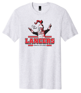 Sir Red Grace College Tee, Heather White