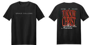 To Know Christ & Make Him Known Tee, Black