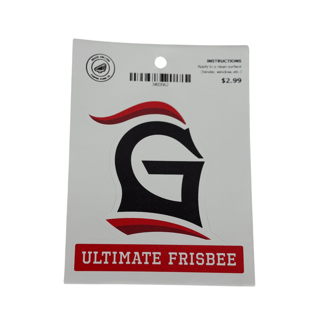 Ultimate Frisbee Decal  - M29