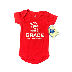 Infant Bodysuit Onesie, Red (F23)