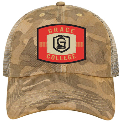 Grace College Camo Legacy Cap