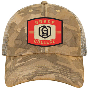 Grace College Camo Legacy Cap