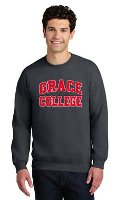Grace Core Crewneck Sweatshirt, Dark Heather