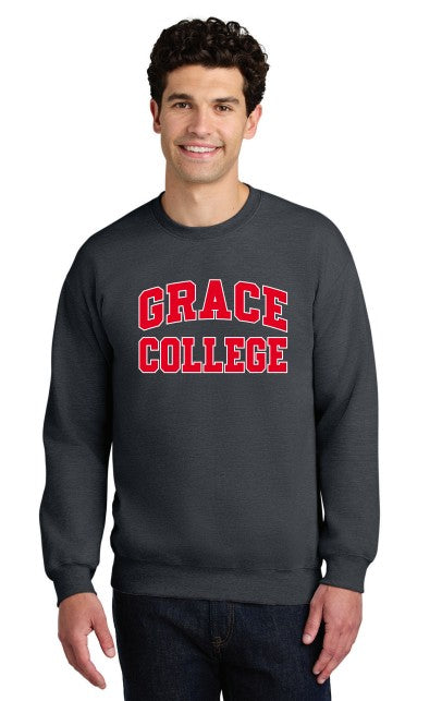 Grace Core Crewneck Sweatshirt, Dark Heather