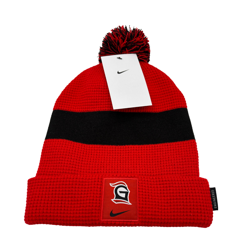 Pom Beanie by Nike, Red (SIDELINE22)