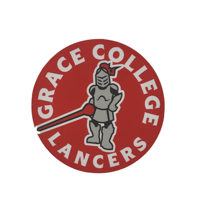Sir Red Grace College Lancers Sticker, Red