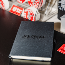 Load image into Gallery viewer, Grace College Journal, Black with Speckles
