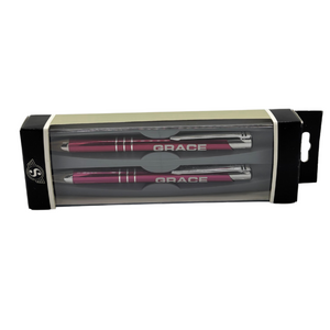 Spirit Walton Pen & Pencil Gift Set, Red