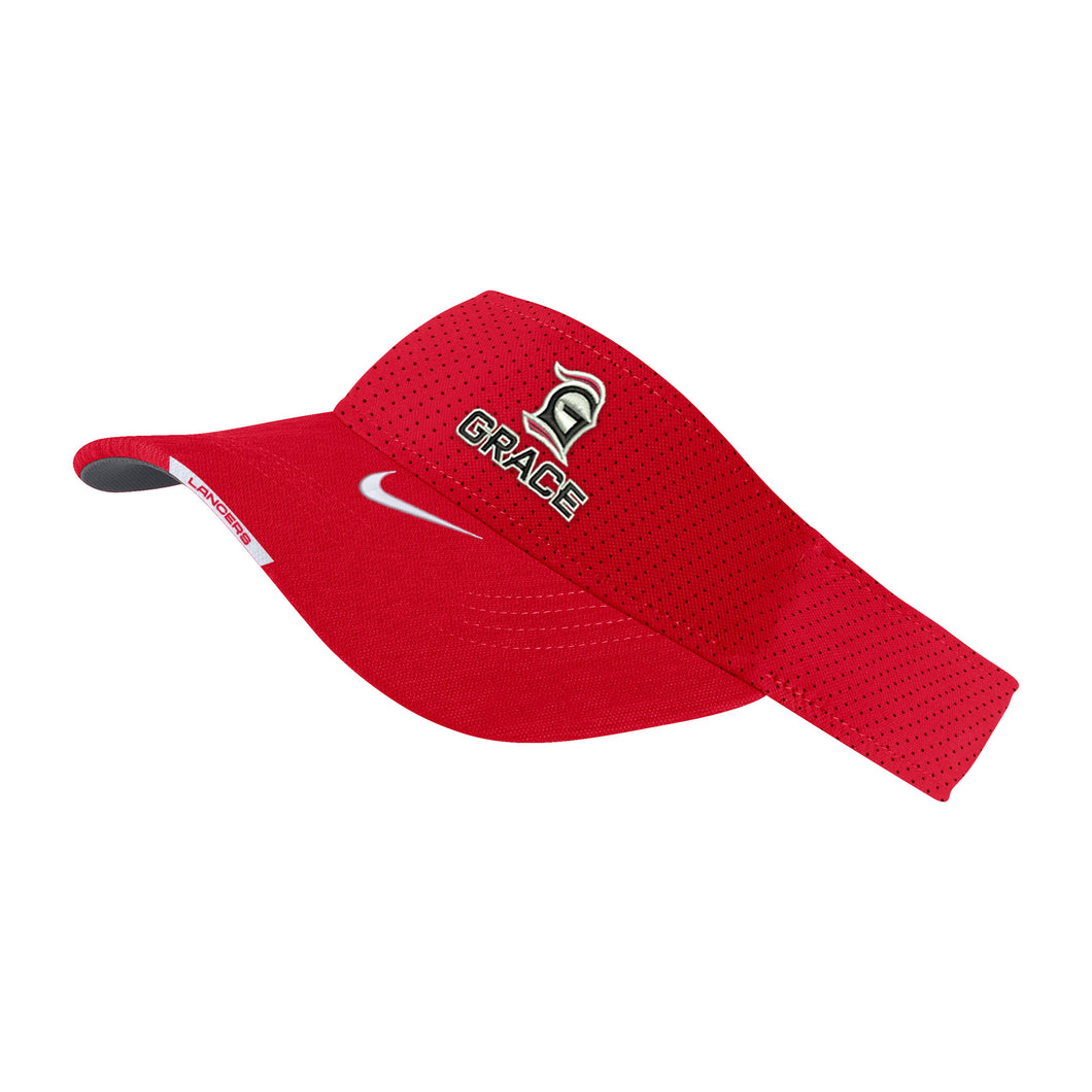 Red store nike visor