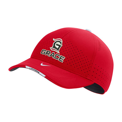 Adjustable Dri-Fit Solid Cap by Nike, Red (SIDELINE22)