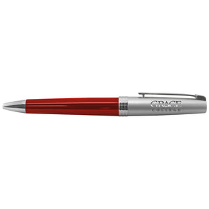 Barrel Twist Action Ballpoint Pen, Red (F22)
