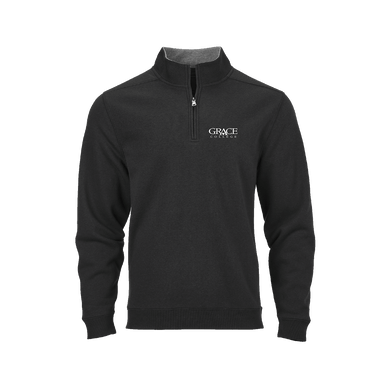 Fleece 1/4 Zip, Black (F22)