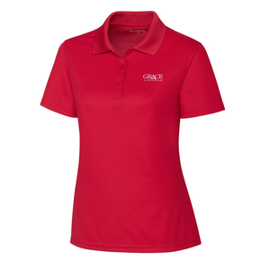 Ladies Spin Eco Performance Pique Polo, Red